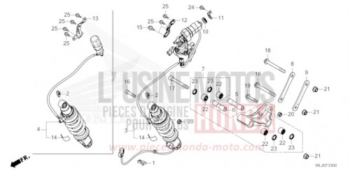 KISSEN, HINTEN GL1800BDR de 2024
